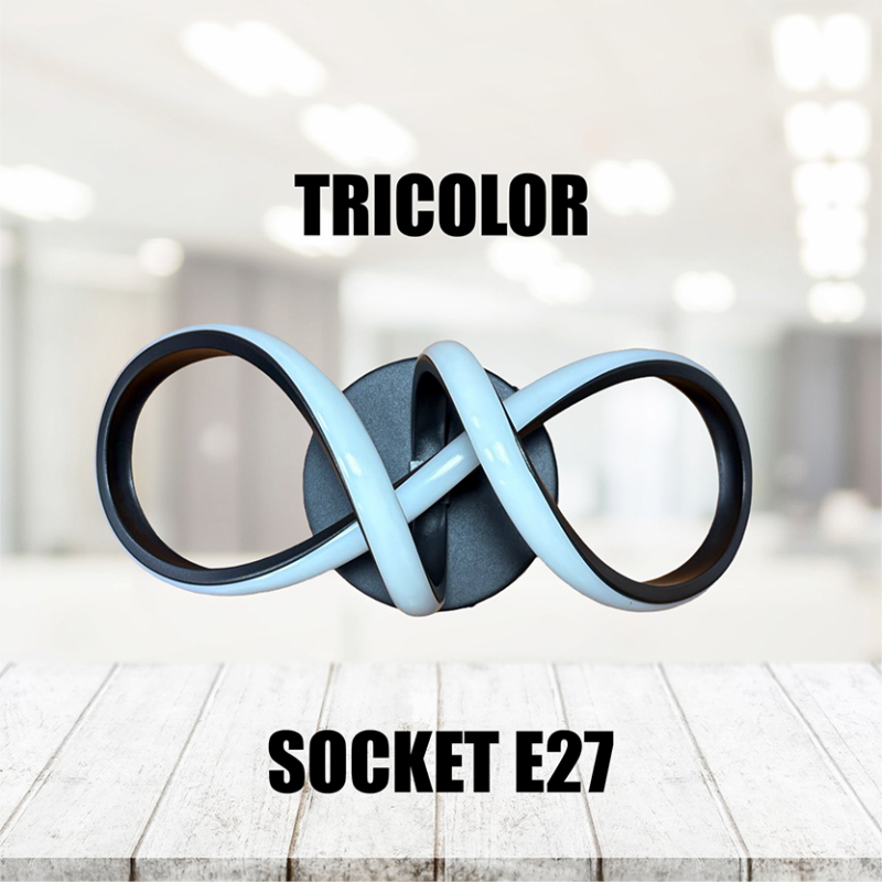 SKU : D650 LAMPARA DE TECHO TRICOLOR B1 NEGRO